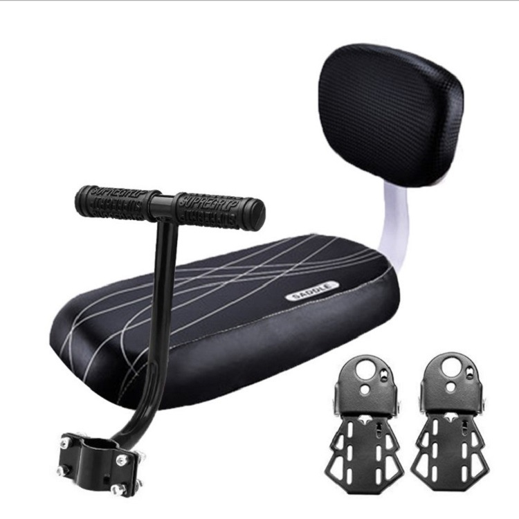 Picture of Bicycle Rear Cushion with Backrest Mountain Bike Rear Cushion Comfortable Child Seat Bicycle Rear Armrest