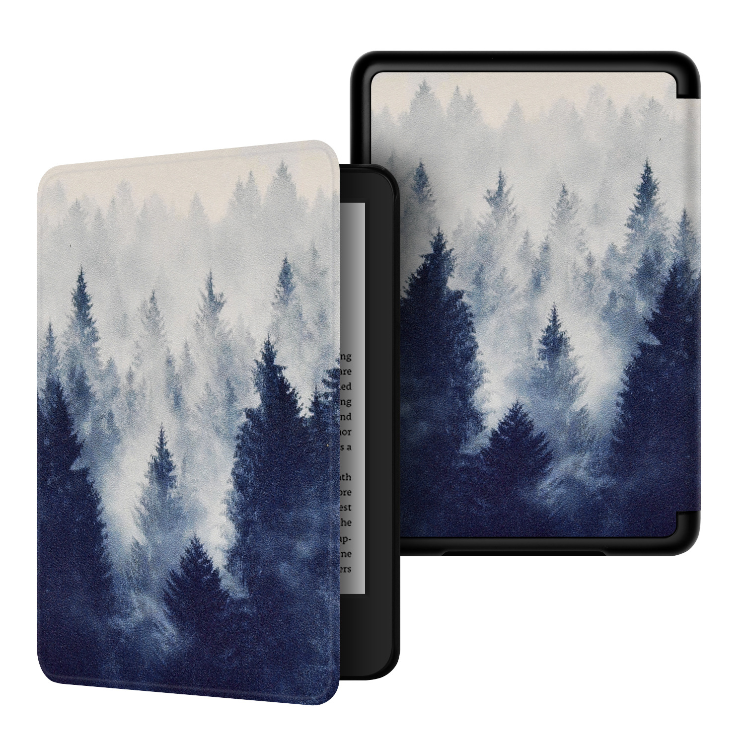 Picture of Spot Suitable for Kindle Protective Case 2016 Entry Version 558 Silk Pattern Painted Protective Case Migu X Leather Case