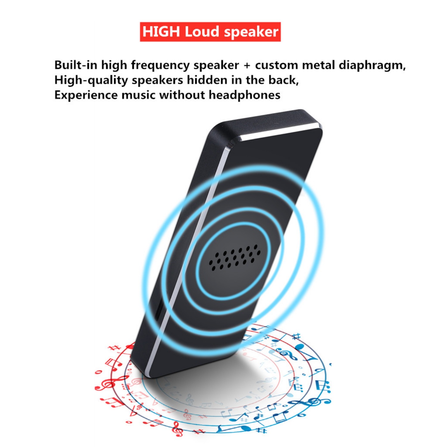 Picture of Foreign Trade Version New Metal MP3 Student Walkman Bluetooth MP4 Music Player Recording Novel External Insertable Card