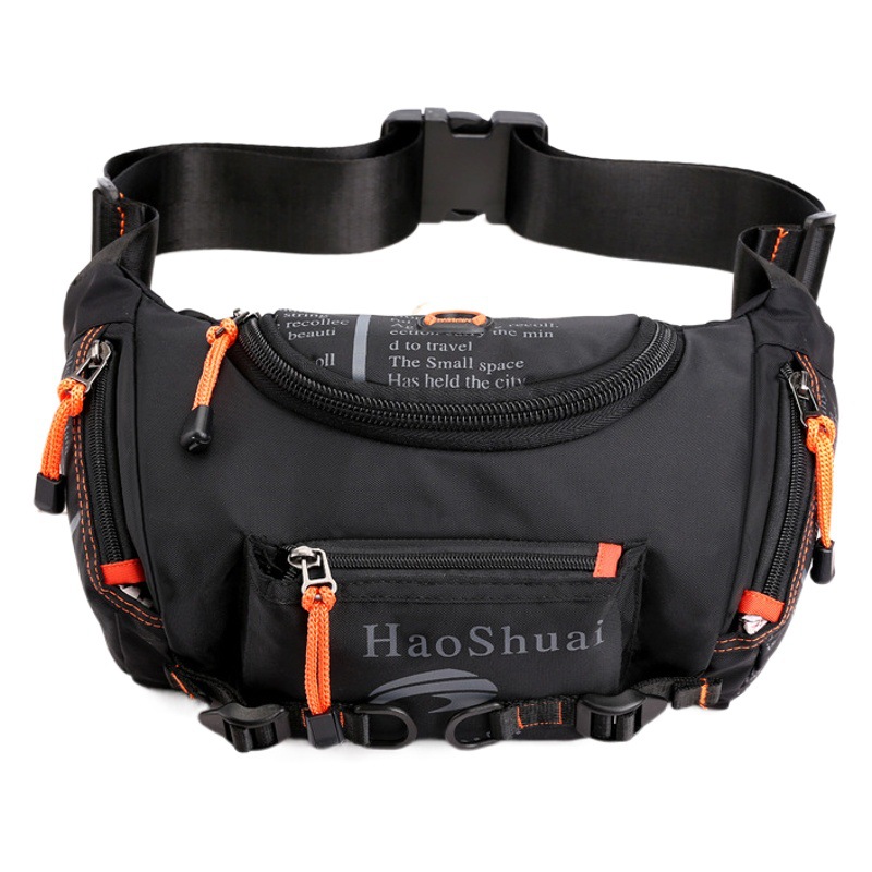 Cross-border Men's Bag Large Capacity Chest Crossbody Bag Sport Multifunctional Shoulder Crossbody Dual-purpose Backpack Men's Chest Bag