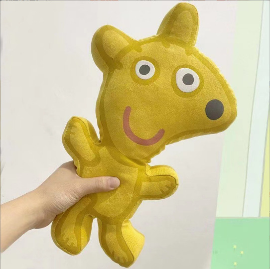 Picture of New Double Sided George's Mr. Dinosaur Plush Toy Pillow Boy Doll Doll for Baby Holiday Gift