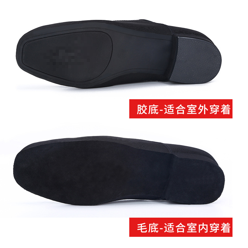 Picture of Oxford Cloth Latin Dance Shoes Men's Square Dance Shoes Adult Modern Dance Shoes Soft Bottom Social Dance Shoes Dance Shoes 2025