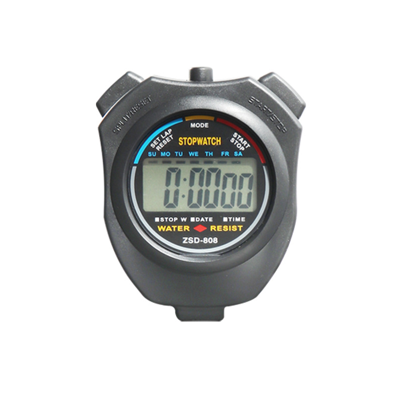Picture of Positive Speed Stopwatch ZSD-808 Double Track Student Fitness Training Competition Professional Sports Stopwatch Waterproof Timer