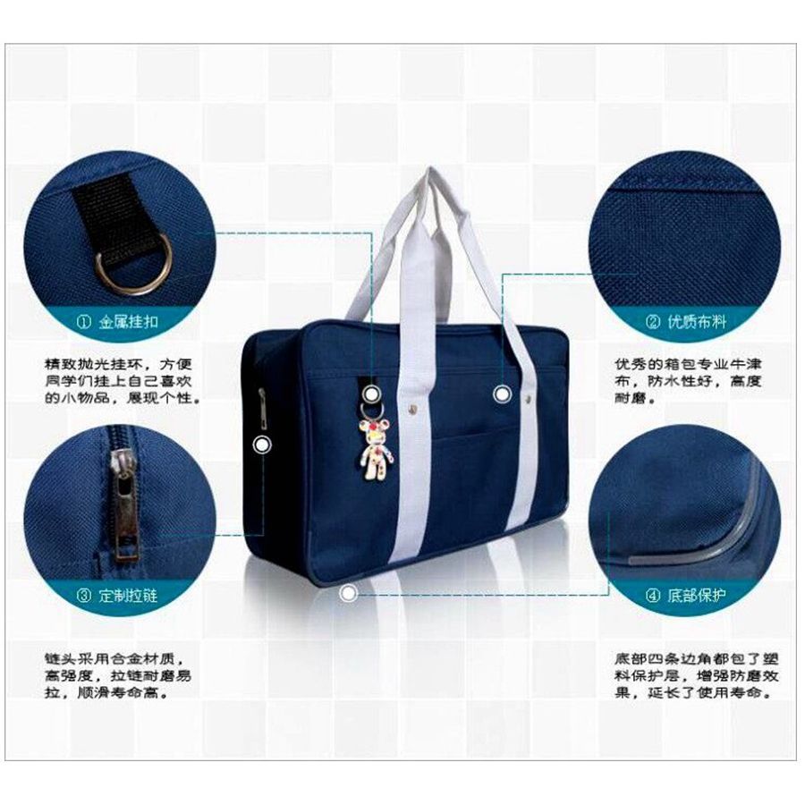 Picture of Student one-shoulder commuter schoolbag Japanese JK uniform simple all-match anime peripheral two-dimensional large capacity handbag
