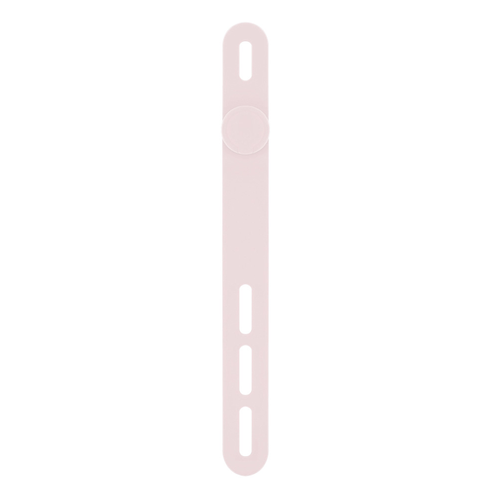 Picture of P2 Round Buckle Silicone Cable Tie Adjustable Cable Organiser Data Line Power Cord Storage Winding Wire Tape Wire Gage