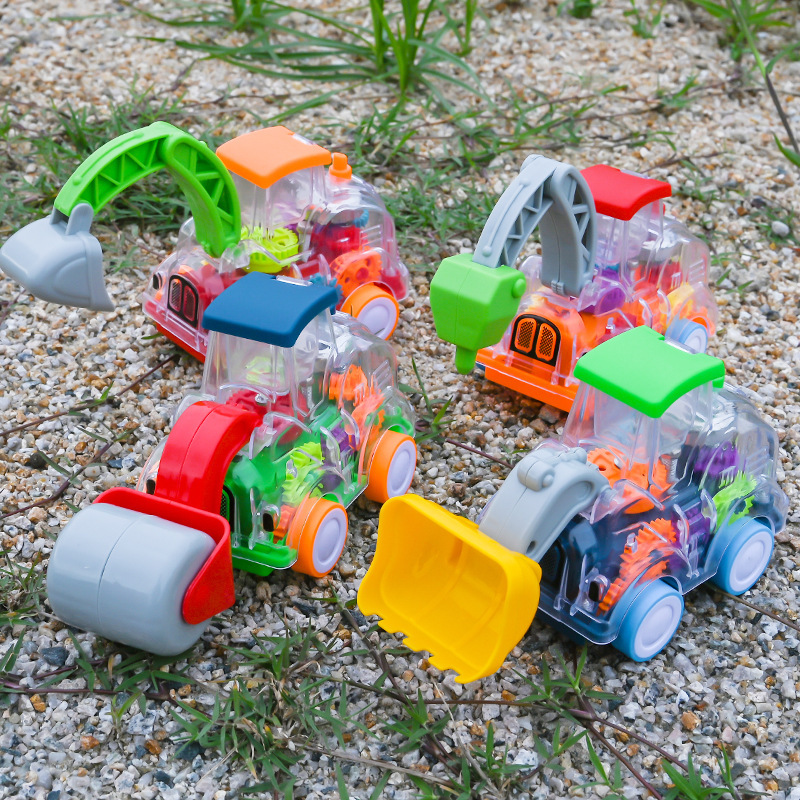 Picture of Children's boy toy car model simulation excavator roller engineering car suit educational toys gifts wholesale