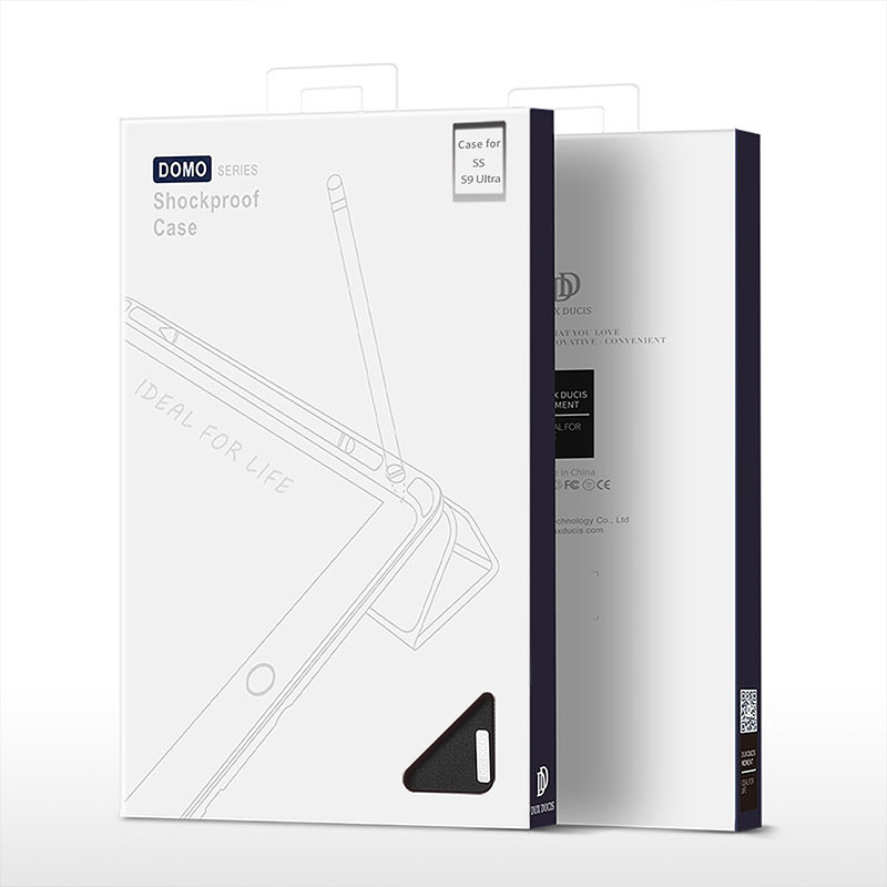 Picture of For Samsung TabS10Plus flat panel protective cover wholesale with pen slot anti-drop tri-fold protective shell S10Ultra