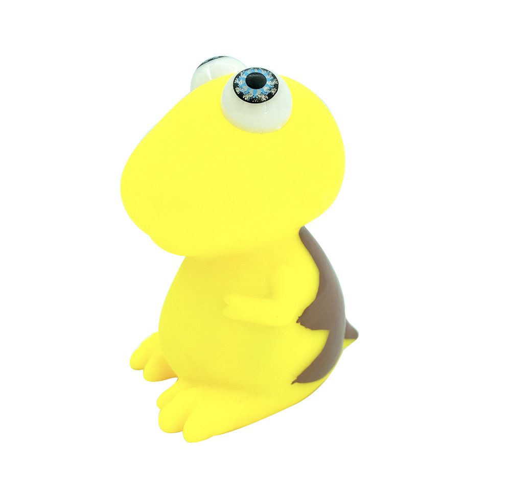 Picture of Cross-border cartoon factory direct decompression animal squeeze doll decompression pinch music stare eye vent toy