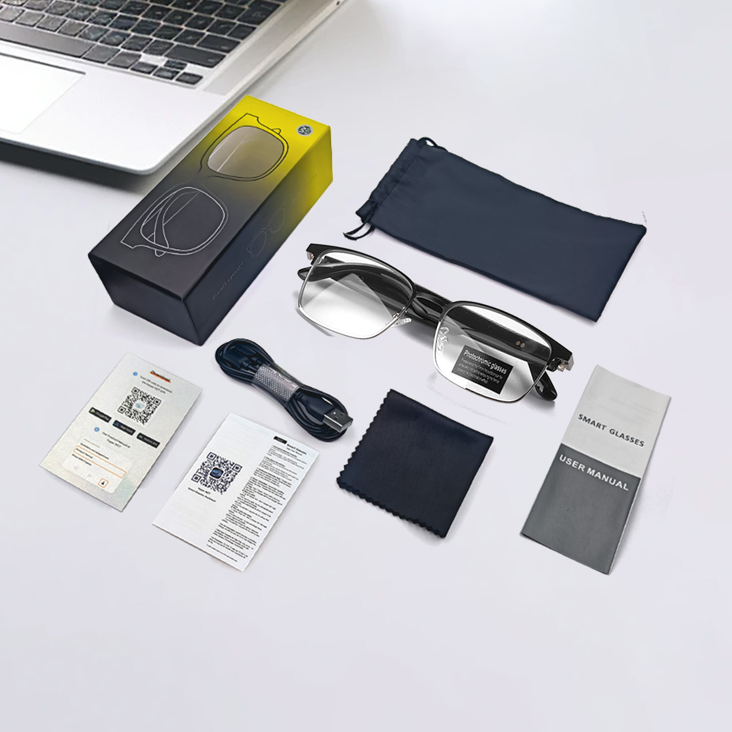Picture of New smart color-changing bluetooth glasses anti-ultraviolet music audio glasses headset GS06 e-commerce selling