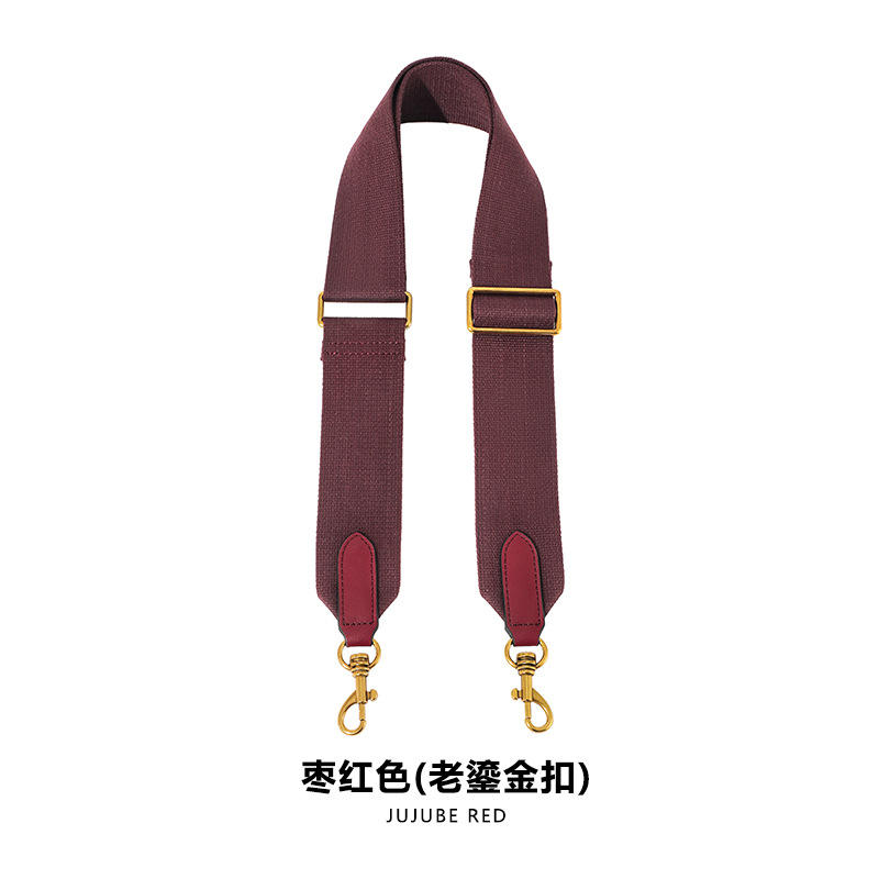 Picture of Mahuangshi MHS-F-11 Adjustable 5cm Canvas Webbing Wide Shoulder Strap Women's Bag Replacement Bucket Strap Accessories Crossbody