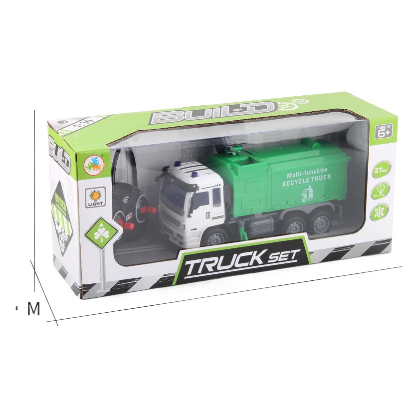 Cross-Border Supply 10 Kidsren's Electric Remote Control Excavator Engineering Vehicle Fire Truck 2-Way Remote Control Car Boy Toy