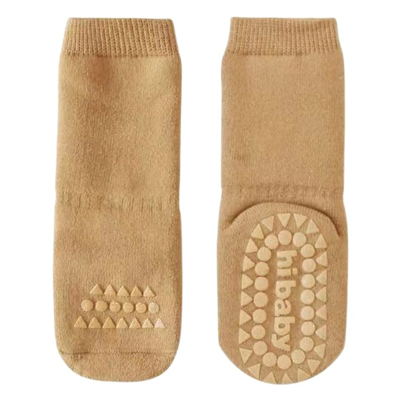 Newborn Baby Socks Cotton Autumn and Winter Thickened Warm Terry Baby Non-Slip Toddler Floor Shoe Covers