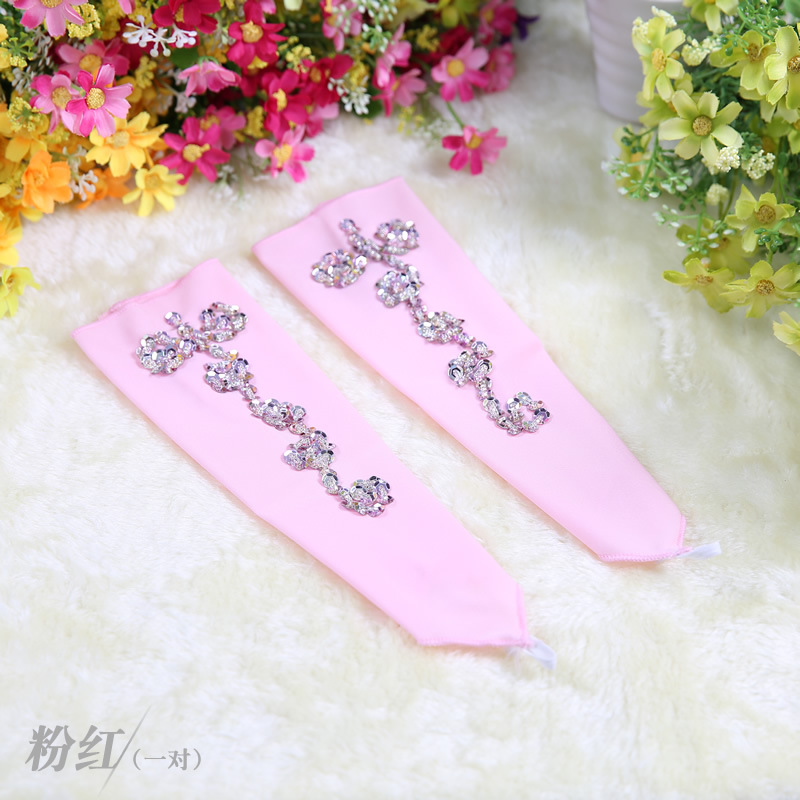 Picture of Children's Swimming Cloth Middle Finger Sleeve Belly Dance Sleeve Bracelet New Style Belly Dance Performance Jewelry Clothing