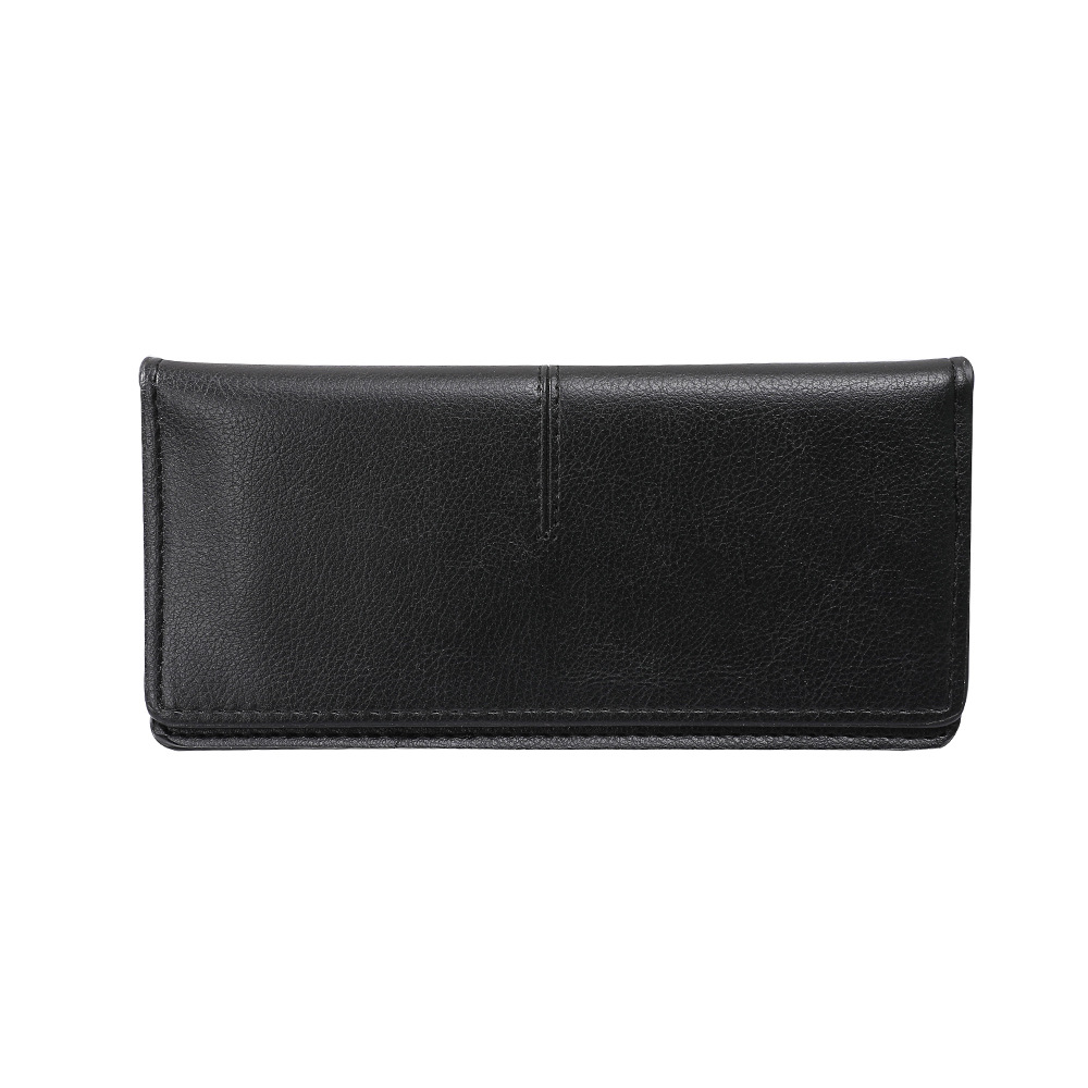 Picture of Korean Style Wallet Women's Long Solid Color Simple Thin Wallet Multi-Card Anti-degaussing Retro Change Clutch Bag for Women