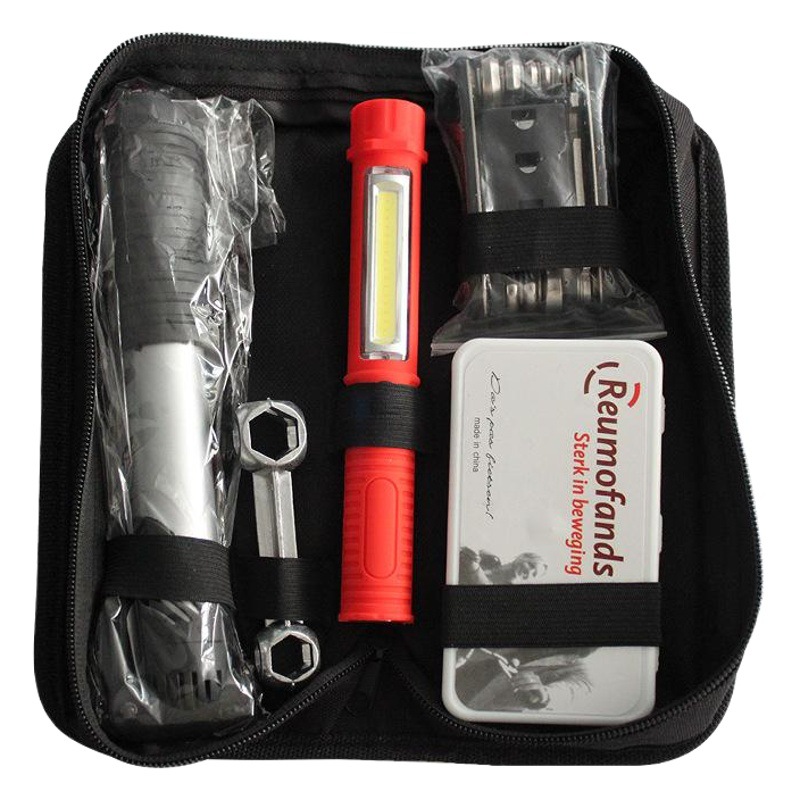 Bicycle Repair Tool Kit Set Pump Repair Repair Light Combination Cycling Equipment Multi-Function Wrench