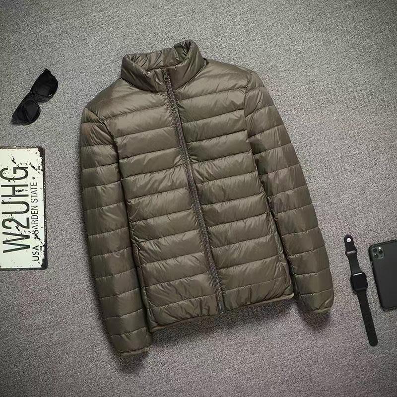 Picture of Anti-season men's cotton-padded jacket short light work cotton-padded jacket men's young and middle-aged plus size feather cotton-padded jacket father's winter coat