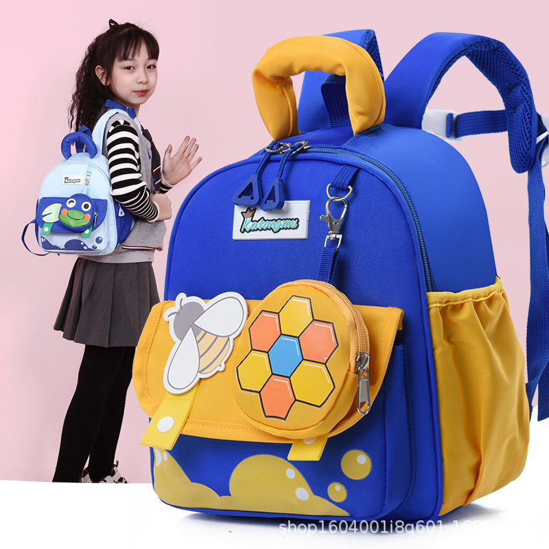 New Kindergarten Schoolbag Girl Cute Children Backpack 2-3-4 Years Old Baby Cartoon Children Backpack Wholesale
