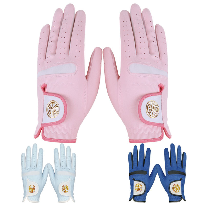 Picture of Golf gloves women's ultra-fiber cloth sunscreen breathable wear-resistant washable golf gloves can add LOGO