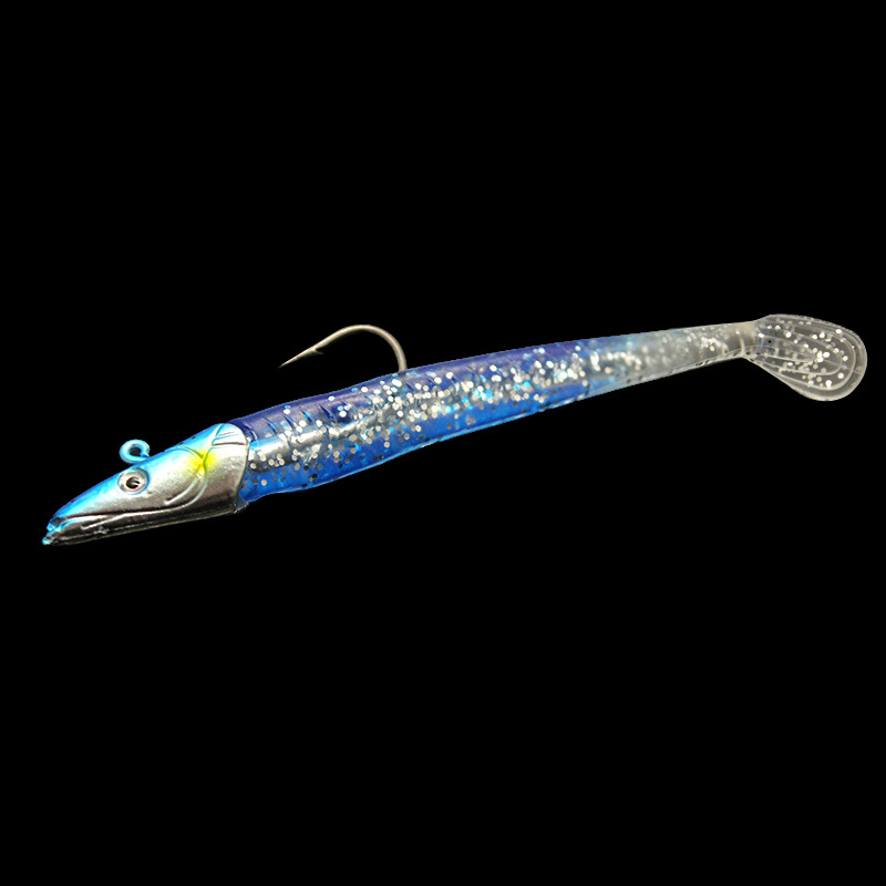Picture of Lead head fish 11cm22g submerged lead head bait 5 color simulation fish scale bait Soft Bait Luya bait luminous fishing gear