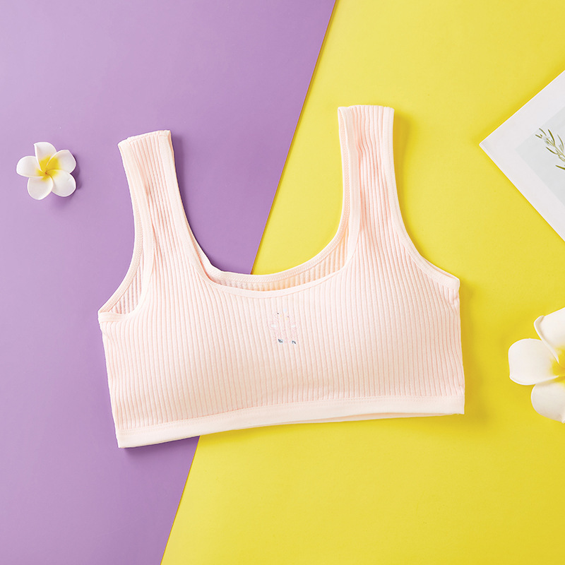 Picture of Girl's underwear development period student girl's high school student underwear pure cotton vest girl's junior high school student underwear