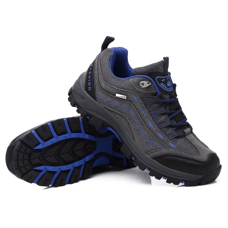 Picture of Autumn Hiking Shoes Men's Shoes Outdoor Shoes Women's Waterproof Non-slip Men's Breathable Sports Off-road Running Shoes Mountain Hiking Shoes