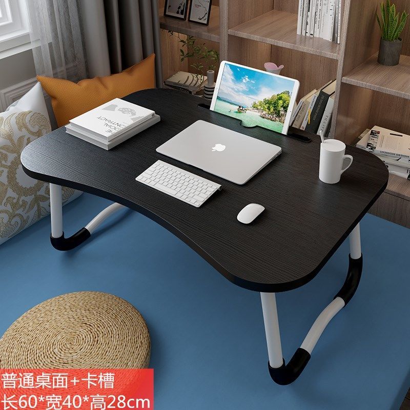 Picture of Bed Desk Computer Desk Dormitory Simple Folding Table Bedroom Simple Student Learning Small Table Lazy Writing Desk