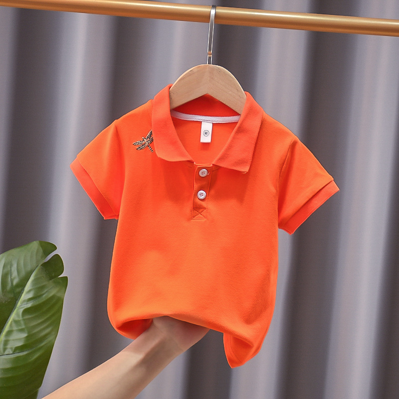 Picture of Boys' Summer Short-sleeved T-shirt Children's Round Collar Shirt Baby's Three-dimensional Cartoon Casual Short-sleeved Top New Fashionable