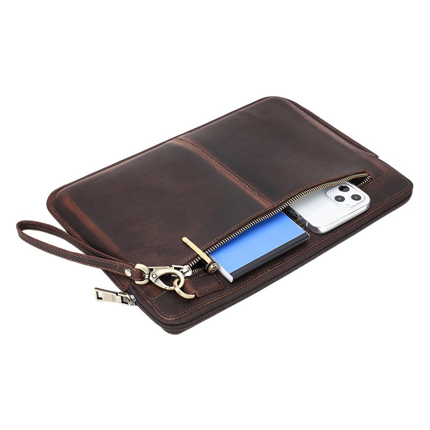 Suitable for the New MacBook Air13.3 Genuine Leather Protective Cover Apple Notebook Laptop Bag Dropshipping