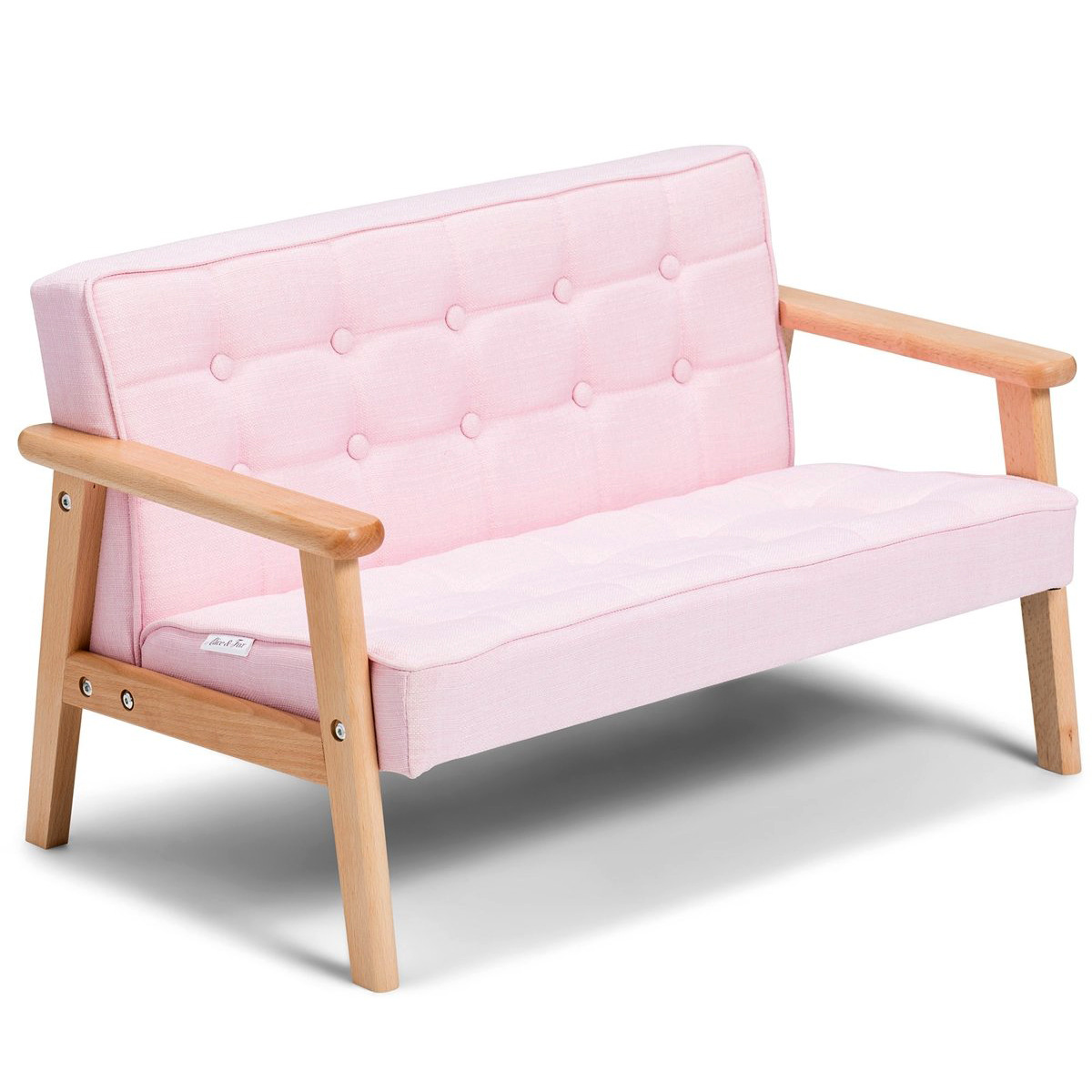 Picture of Children's Room Wooden Infant Garden Cute Reading Corner Photography Small Sofa Baby Stool Training Course Seat Mini