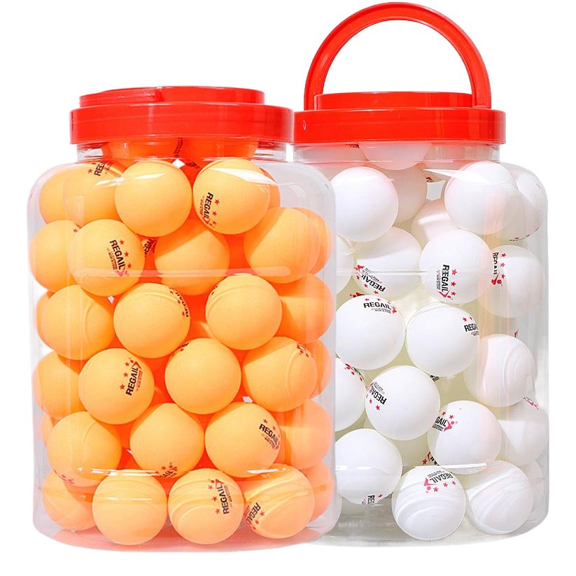 REGAIL venue training Samsung table tennis 60 barreled ball machine special table tennis yellow white Wholesale
