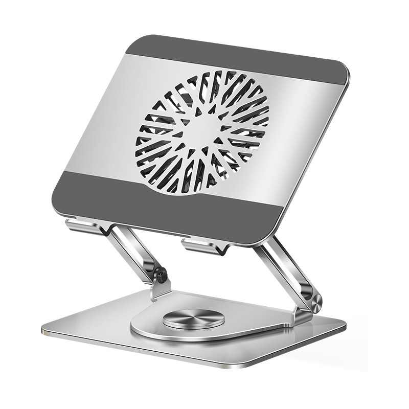 Picture of 360 ° Rotating Laptop Bracket Carbon Steel Folding Desktop Elevated Fan Cooling Laptop Bracket