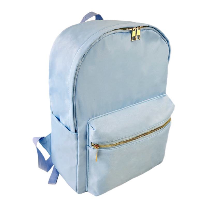 Picture of In stock waterproof backpack casual schoolbag large capacity high quality simple backpack school nylon storage bag