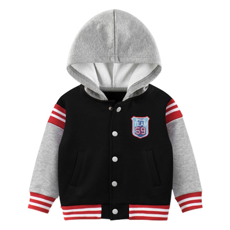27kids European and American children's clothing autumn and winter new boys coat wholesale children's sweater hoodie plus velvet a consignment