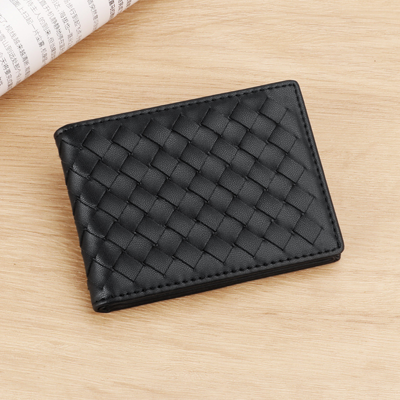 in stock wholesale men's microfiber woven driver's license holster imitation sheepskin driving license holster with card position certificate 7201