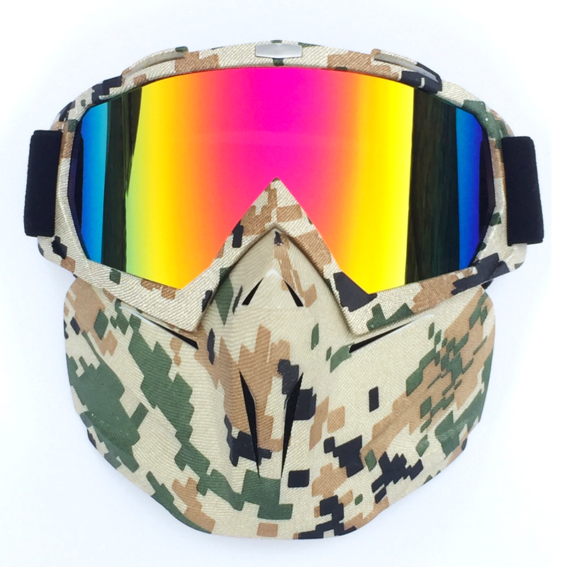 Picture of Factory direct supply retro mask goggles off-road motorcycle racing goggles outdoor riding glasses ski goggles