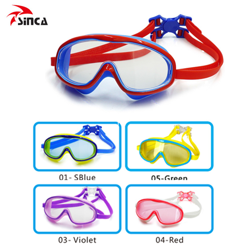 Picture of Bacteria protective goggles large frame eye protection anti-indentation diving goggles snorkeling indoor outdoor HD children's swimming goggles wholesale