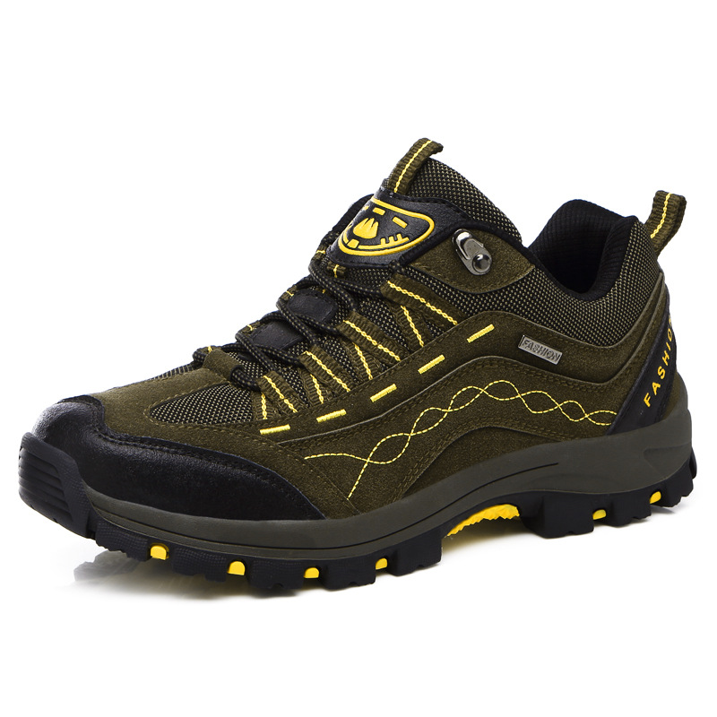 Picture of Autumn Hiking Shoes Men's Shoes Outdoor Shoes Women's Waterproof Non-slip Men's Breathable Sports Off-road Running Shoes Mountain Hiking Shoes