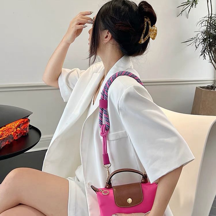 Picture of Factory direct Longxiang mini bag shoulder strap Longxiang longcham mini dumpling bag transformation strap rope