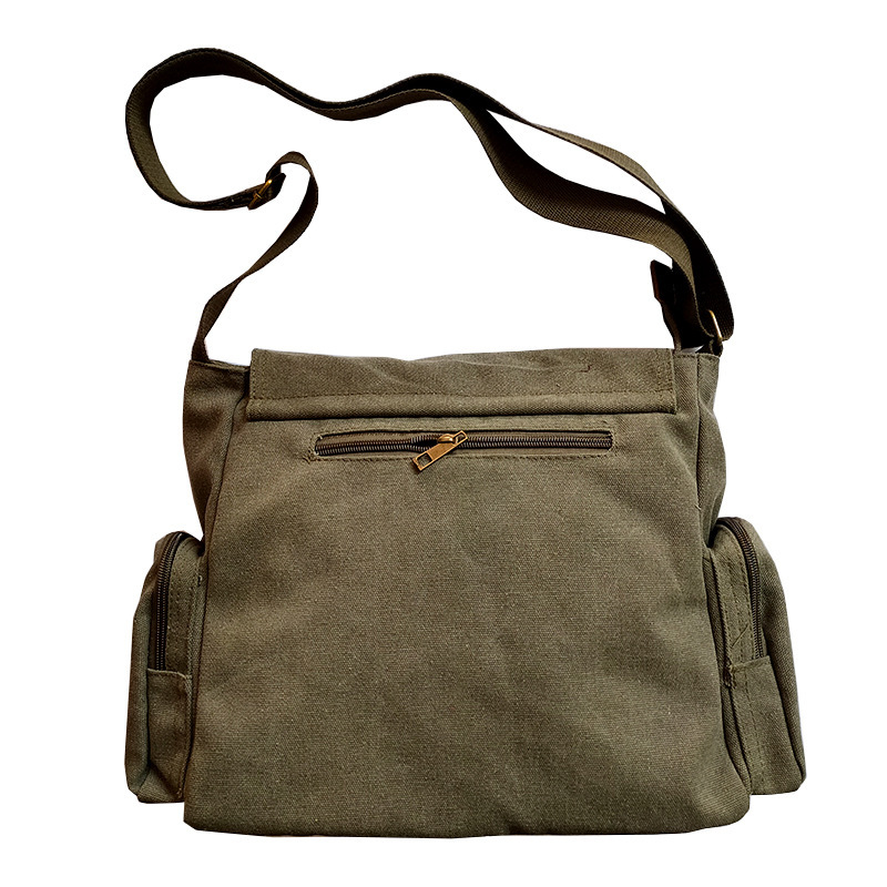 Picture of Shoulder Travel Canvas Bag Women's Large Capacity Trendy Casual Men's Computer Backpack College Student Junior High School Student School Bag