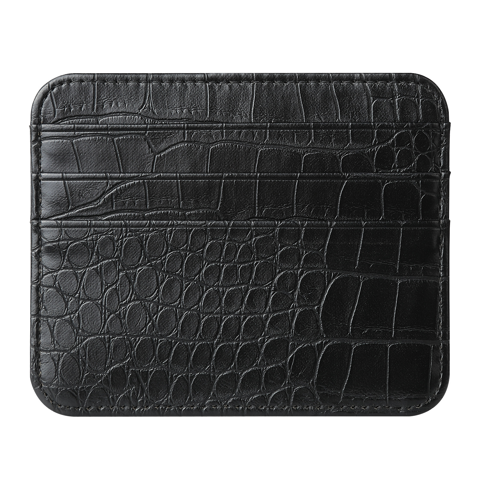 Picture of Factory Direct Supply Ultra-Thin Double-Sided Card Large Capacity Card Slot Small Card Holder Multi-Card Slot Leather Pu Card Holder Card Holder Wholesale