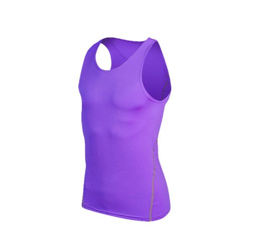 Picture of Sports Tight Vest Men's Quick-drying Breathable Elastic Base Clothes Running Sports Sweatshirt Fitness Training Fitness Top