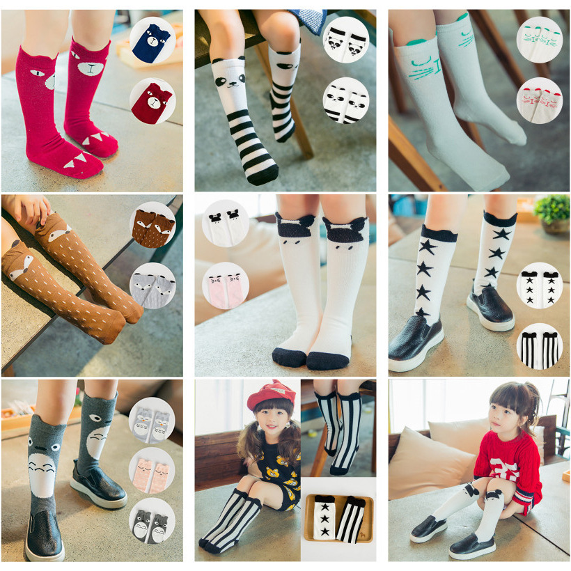 Picture of Children's High Socks, Children's Fox, Cute Baby Cotton Socks, Three-Dimensional Panda Cartoon Socks Wholesale