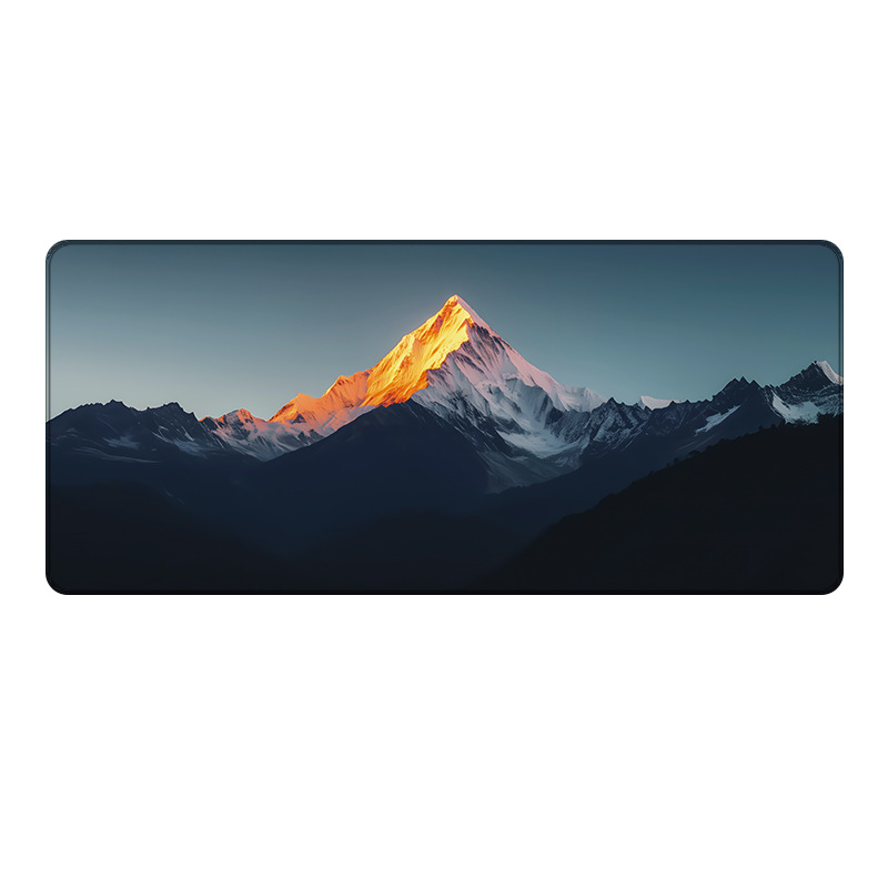 Picture of Mountain Landscape Advanced Mouse Pad Oversized Business Dirty Resistant Computer Keyboard Pad Office Wholesale Custom Thick Table Pad