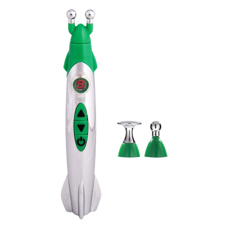 Cross-Border New Product Hempvanarocket Acupoint Acupuncture Pen Electric Meridian Dredging Electrotherapy Pen Muscle Massage Pen