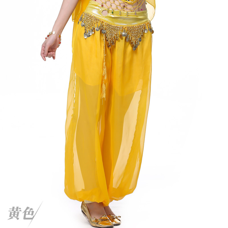 Picture of Dancer Ring Lanterns Belly Dance Performance Dance Pants Belly Dance Pants