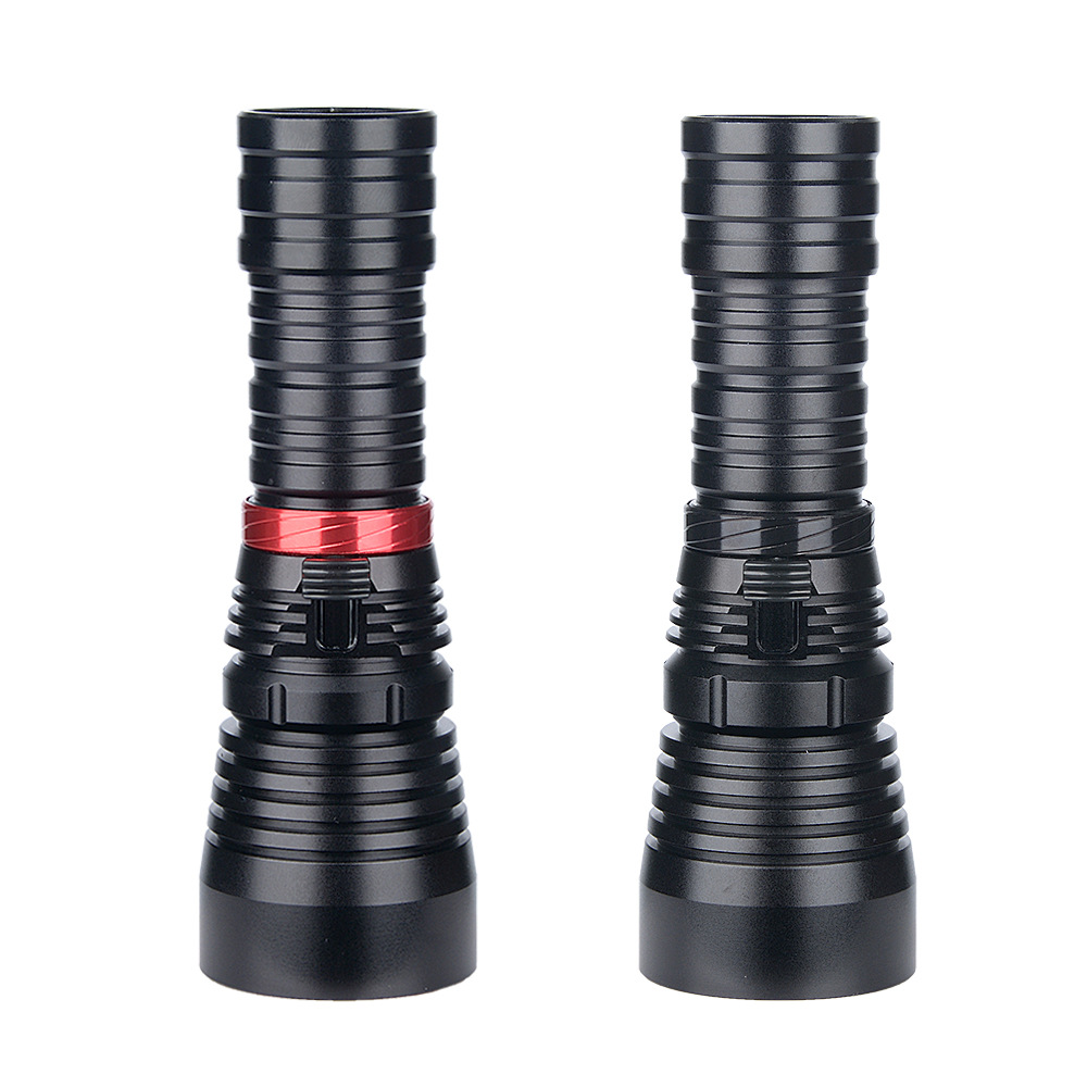 Cross-border products L2 magnetic control diving flashlight LED strong light waterproof fill light flashlight professional diving light
