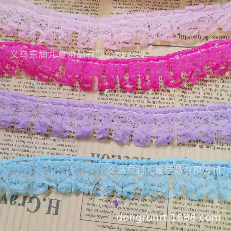 Picture of Single-layer lace confused doll handmade DIY skirt cream glue clay decoration diy toy material wholesale