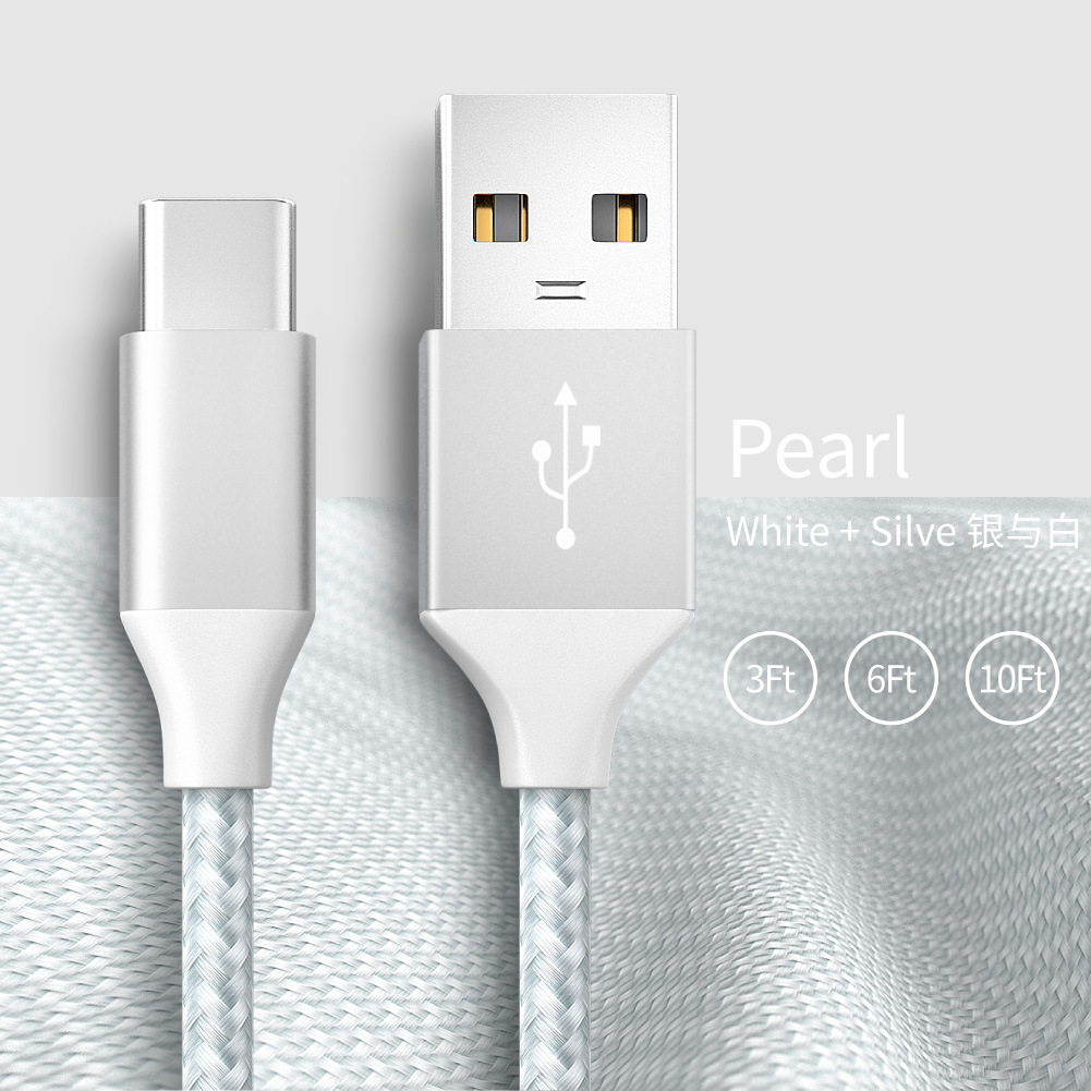 Picture of Fast Charging Data Cable Manufacturer Wholesale Suitable for Apple iPhone Android Mobile Phone Nylon Braided USB Charging Cable