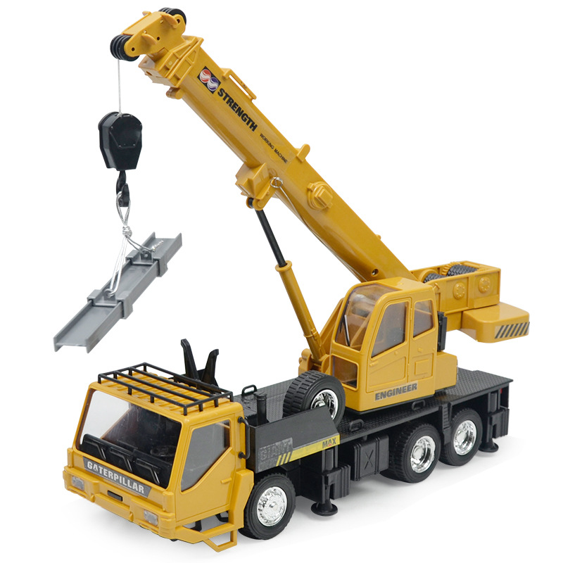 Picture of Oohai remote control engineering truck crane rechargeable remote control lifting simulation engineering crane children's toy model