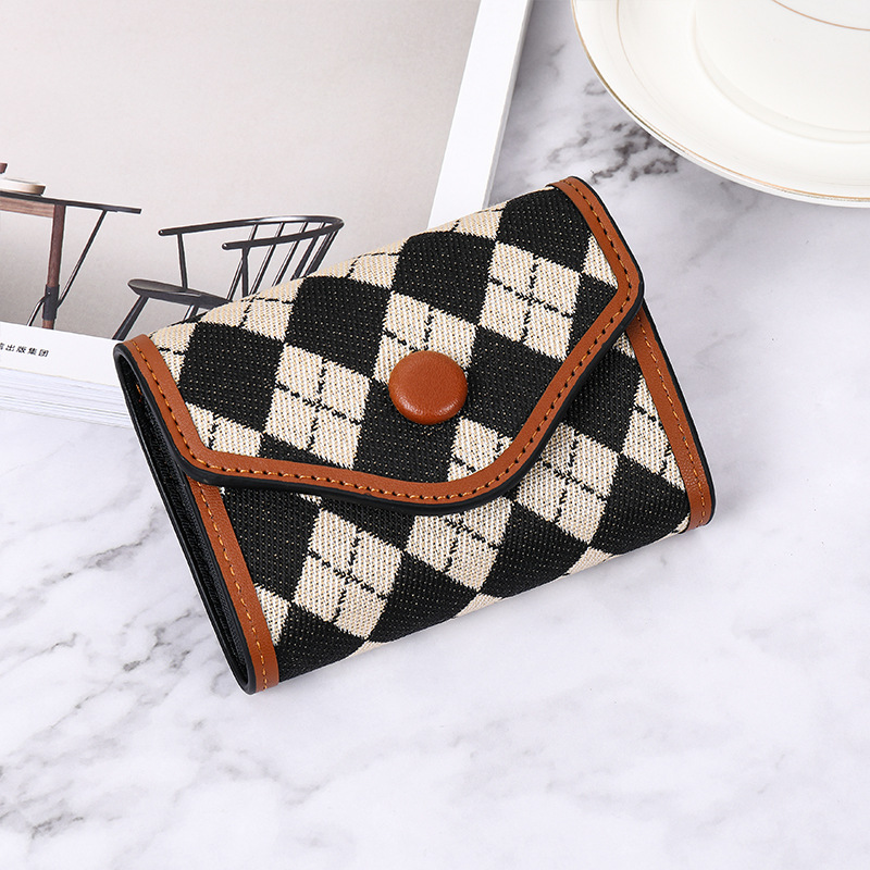 Picture of European and American Retro New Style Card Bag Women's Multi-Card Large Capacity Anti-Degaussing Credit Card Case Student Driver's License Card Case Women